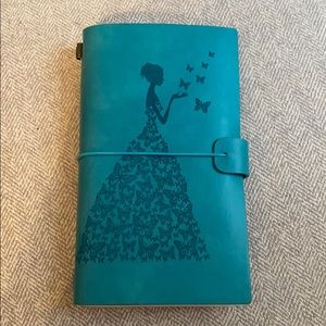 Leather-Bound Pocket Notebook